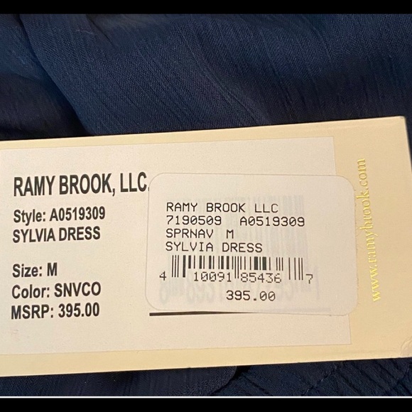 Ramy Brook Sylvia Strapless Chevron Printed Maxi Dress NWT Size Medium - Picture 6 of 6